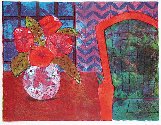 #562 ~ Snow - Nocturne - Red Chair  #2/50
