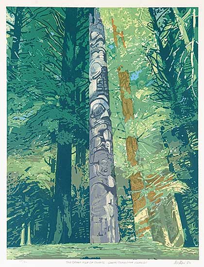 #580 ~ Willer - The Great Pole Chaatl - Queen Charlotte Islands  #60/90
