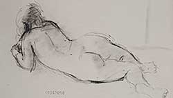 #30 ~ Cosgrove - Untitled - Study of Reclining Nude