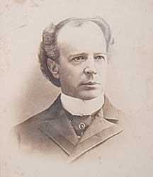#419 ~ School - Untitled - Portrait of Sir Wilfred Laurier as a Young Man