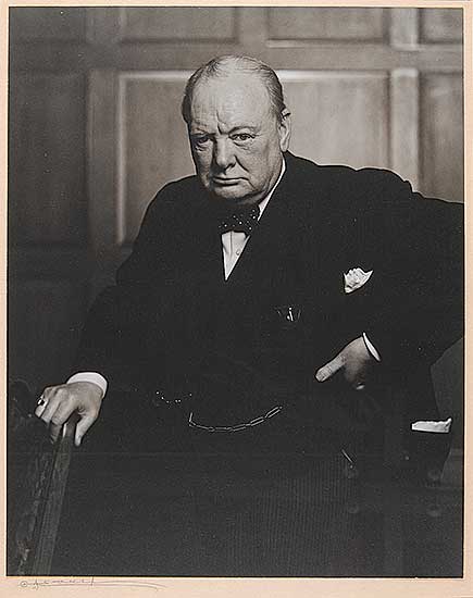 #10 ~ Karsh - Sir Winston Churchill