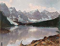 #18 ~ Notman Studio - Untitled - Morraine Lake and Valley of the Ten Peaks