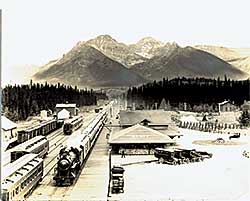 #55 ~ School - Banff C.P.R. Station