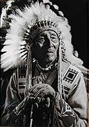 #64 ~ School - Untitled - Portrait of an Indian Chief