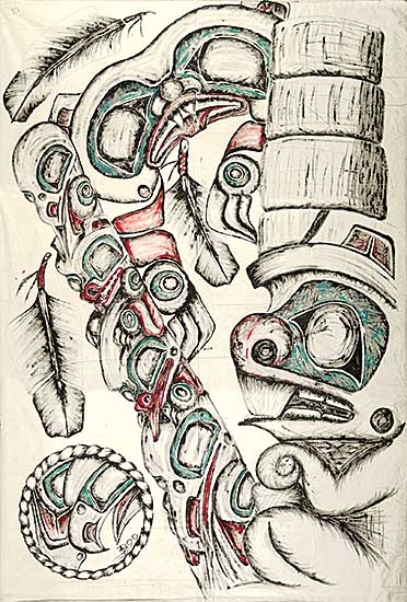 #30 ~ Dennis - Untitled - Totem Motifs
