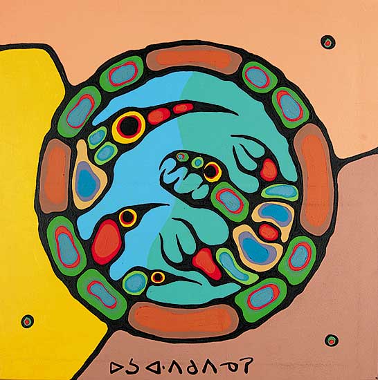 #81 ~ Morrisseau - Medicine Wheel