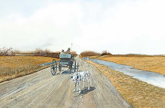 #88 ~ Paquette - Untitled - A Country Road