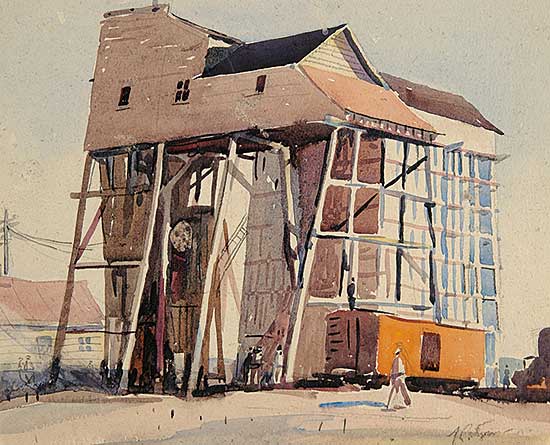 #94 ~ Petley-Jones - Old Grain Elevator, Oct. 27, 1931