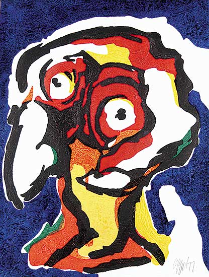 #301 ~ Appel - Untitled - The Philosphers  #50/100