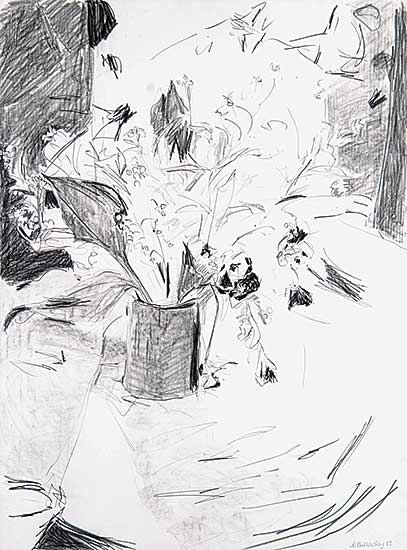 #303 ~ Ballachey - Untitled - Flowers in the Studio