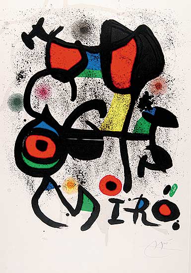 #314 ~ Miro - Exposition Bronzes, Hayward Galleries, London  #18/150