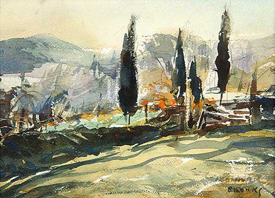 #517 ~ Brooks - Untitled - Summer Landscape