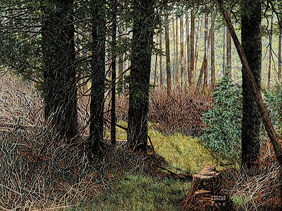 #525 ~ Curley - A Quiet Place [painted Chester Basin N.S.]