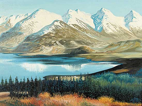 #530 ~ Fisher - Untitled - Mountain Lake