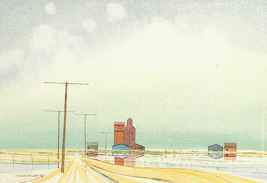 #545 ~ Hurley - Untitled - After the Harvest