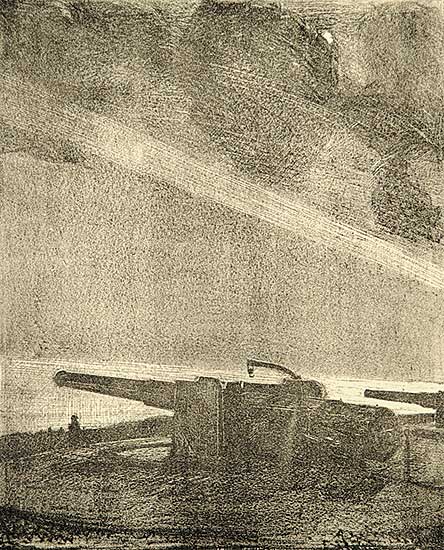 #563 ~ Lismer - The Sentinels [the Coast Defence Battery, Halifax]