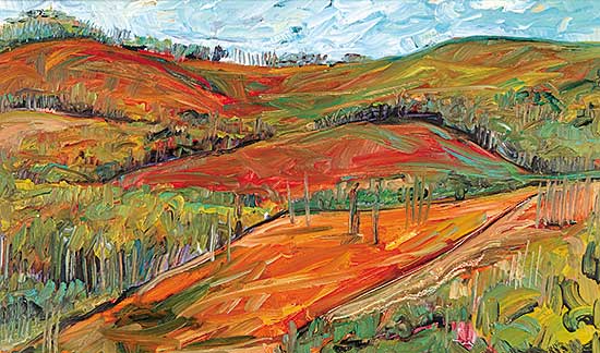 #621 ~ Zinkan - Looking West, May Showers