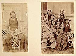 #411 ~ School - Untitled - Two Portraits of Indians