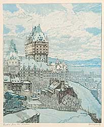 #538 ~ Hornyansky - Quebec from the Citadel
