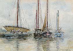 #572 ~ Moss - Untitled - Boats at Bay