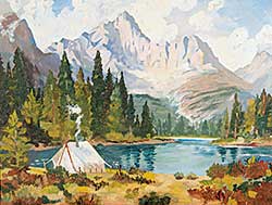 #595 ~ School - Untitled - Camping in the Rockies