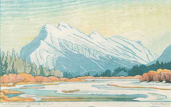 #67 ~ Shelton - Mount Rundle in March  #31/100