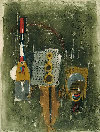 #313 ~ Friedlaender - Untitled - Abstract - Construction  #28/55