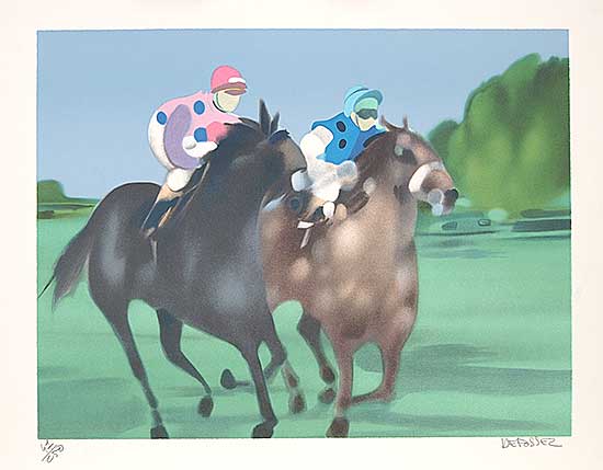 #15 ~ Defossez - Untitled - Horse Race  #97/250