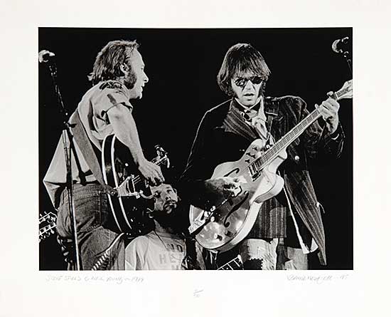#99 ~ Wentzell - Steve Stills and Neil Young - 1974  #6/50