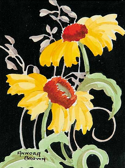 #21 ~ Brown - Untitled - Gaillardia