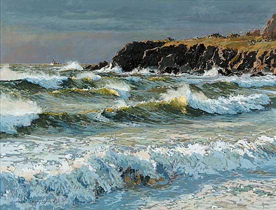 #26 ~ Champagne - Flying Surf, Gros Morne Nat. Pk. Newfoundland at Trout River