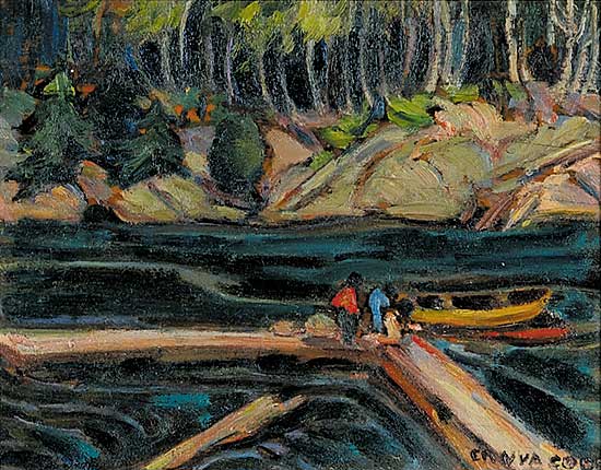 #33 ~ Code - Untitled - Boaters on Dock Mooring Boat