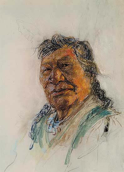 #39 ~ de Grandmaison - Untitled - George McLean, Walking Bufalo