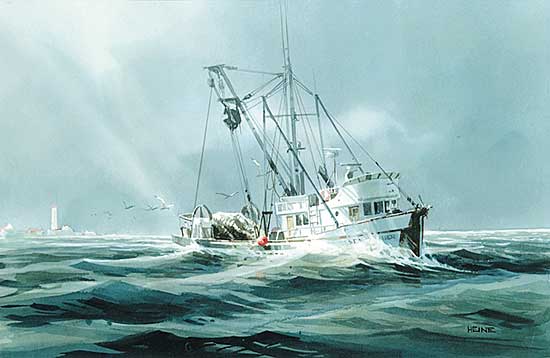 #68 ~ Heine - Sea Comber Off Point Wilson