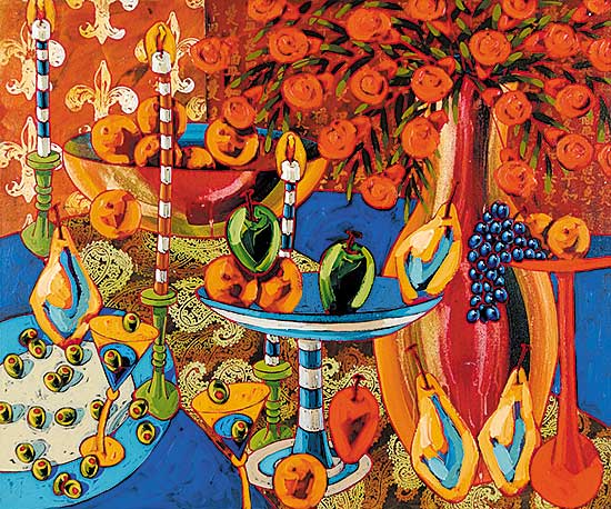 #84 ~ Leier - Abundance with Orange Bowl