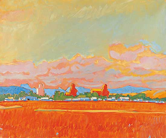 #99 ~ McInnis - Back Lit Fields, Stavely, AB