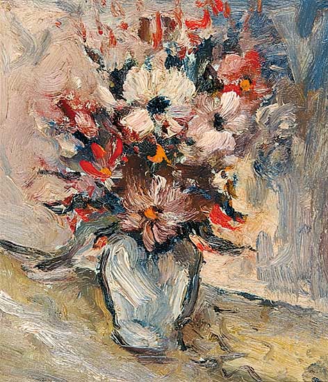 #145 ~ Stevenson - Untitled - Still life of Flowers