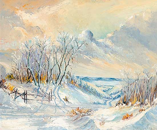 #408 ~ Badenoch - Winter Scene, Qu'Appelle Valley
