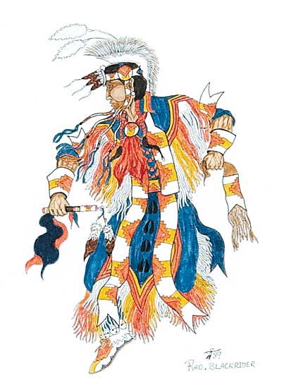 #415 ~ Blackrider - Untitled - Indian Dancer