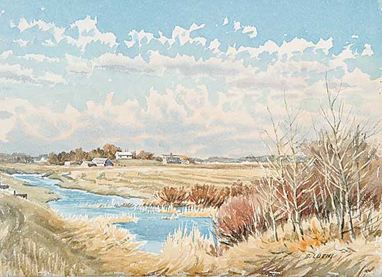 #477 ~ Luthi - Quill Lake Spring Scene