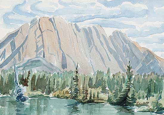 #514.3 ~ Shelton - Untitled - Mountain Range