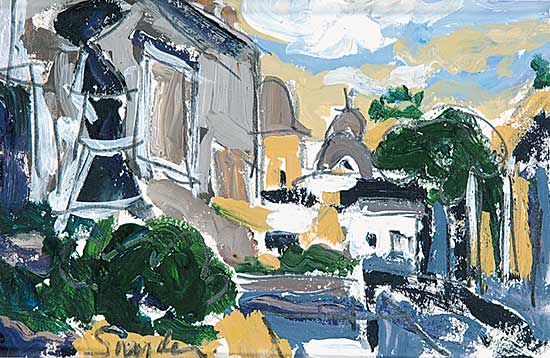 #521 ~ Snyder - Untitled - Rooftop View