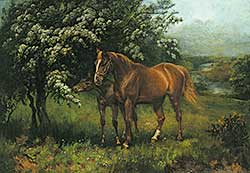 #205.2 ~ Hepple - Untitled - Mare and Foal