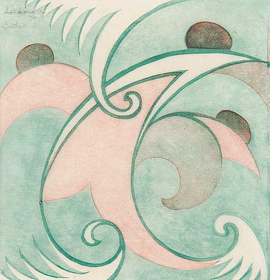 #401 ~ Andrews - Bathers  #6/50