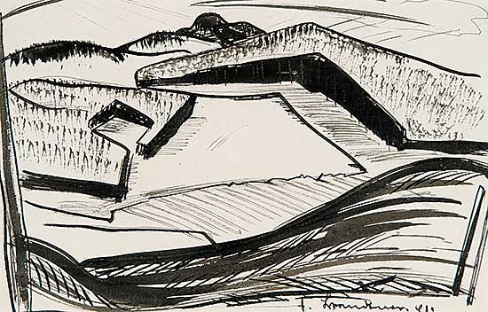 #410 ~ Brandtner - Gaspe Landscape, 1941