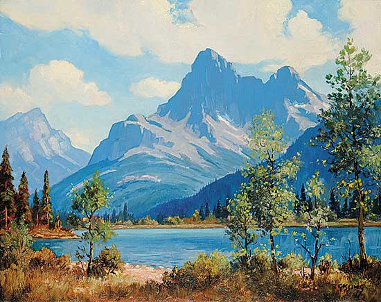 #446 ~ Gissing - Bow River Near Exshaw