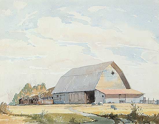 #450 ~ Glyde - Untitled - Old Barn Near Lethbridge