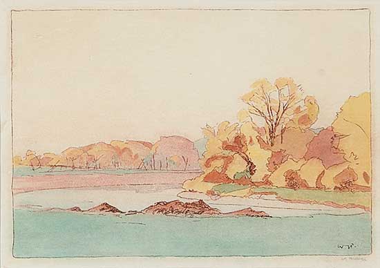 #524 ~ Phillips - Fall, Assiniboine River