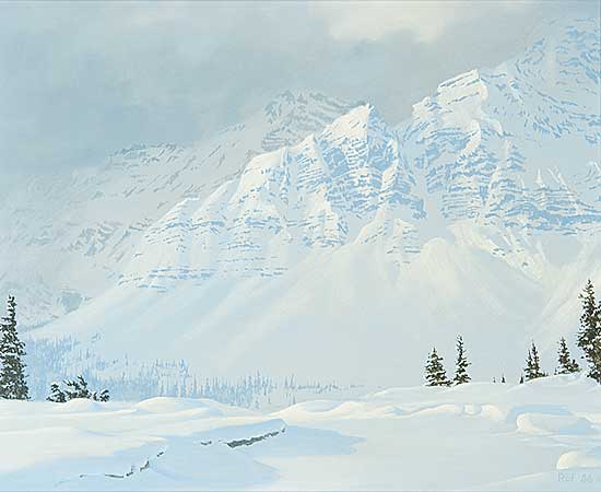 #532 ~ Raftery - Storm on Bow Peak