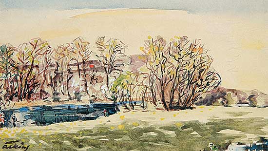 #804 ~ Atkins - Landscape [In Ohio Near Lectonia?]